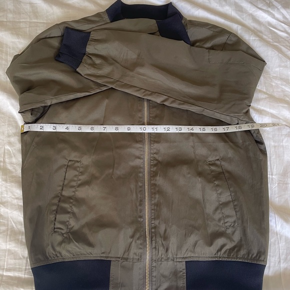 INSO Collection Olive Green Bomber Jacket M - Picture 4 of 7